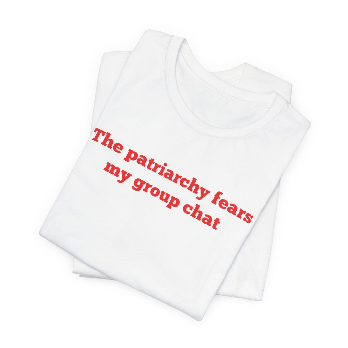 The Patriarchy Fears My Group Chat Classic Tee
